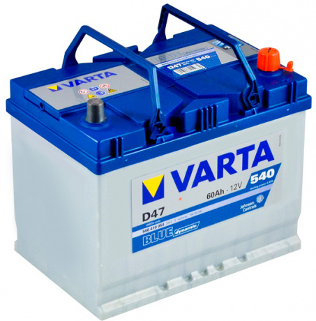 Аккумулятор VARTA Blue Dynamic 19.5/17.9 евро 60Ah 540A 232/173/225