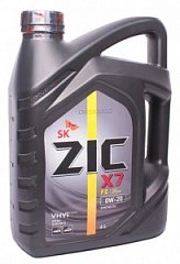 Моторное масло ZIC X7 FE 0W-20 (4L)